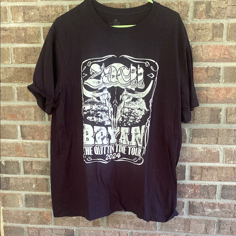 Black Graphic Men's T-Shirt Zach Bryan Tour shirt 2024
